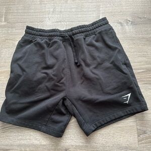 Men’s Size M- BRAND NEW WITHOUT TAGS- Gymshark Fleece shorts- black